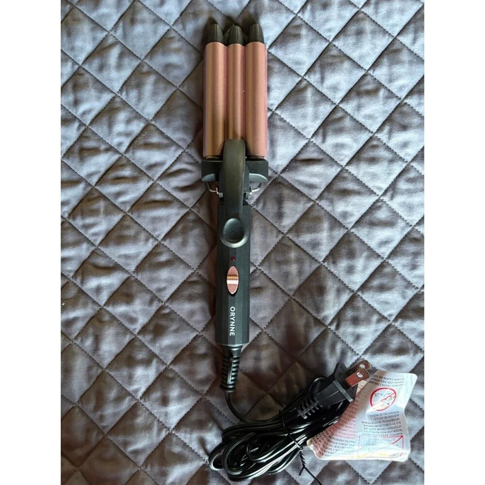 Orynne 3-Barrel Mini Hair Waver in Rose Pink-Tik Tok Dupe